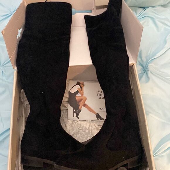 Marc fisher knee suede boots - Picture 1 of 6